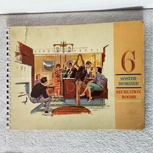 Vintage MCM Recreation Room Design Book